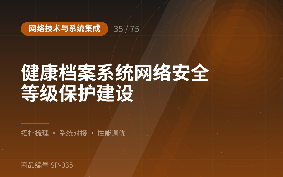 健康档案系统网络安全等级保护建设